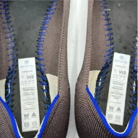 Rothy’s The Point Flat Mink Dusty Purple Shoes Retired Color - Size 8 - Picture 9 of 11